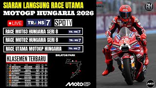 Live MotoGP Hungarian Grand Prix Today~Hungarian GP Round 8 Main Race Schedule~Live on Trans 7