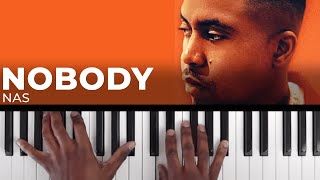 How To Play "NOBODY" By Nas Ft. Lauryn Hill | Piano Tutorial (Hip Hop Soul) screenshot 1
