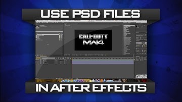 Use Photoshop PSD files in After Effects CS6