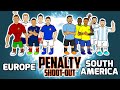 ⚽️Penalty Shoot-Out: Europe vs South America⚽️ (Feat Ronaldo Messi Neymar Mbappe + more penalties)