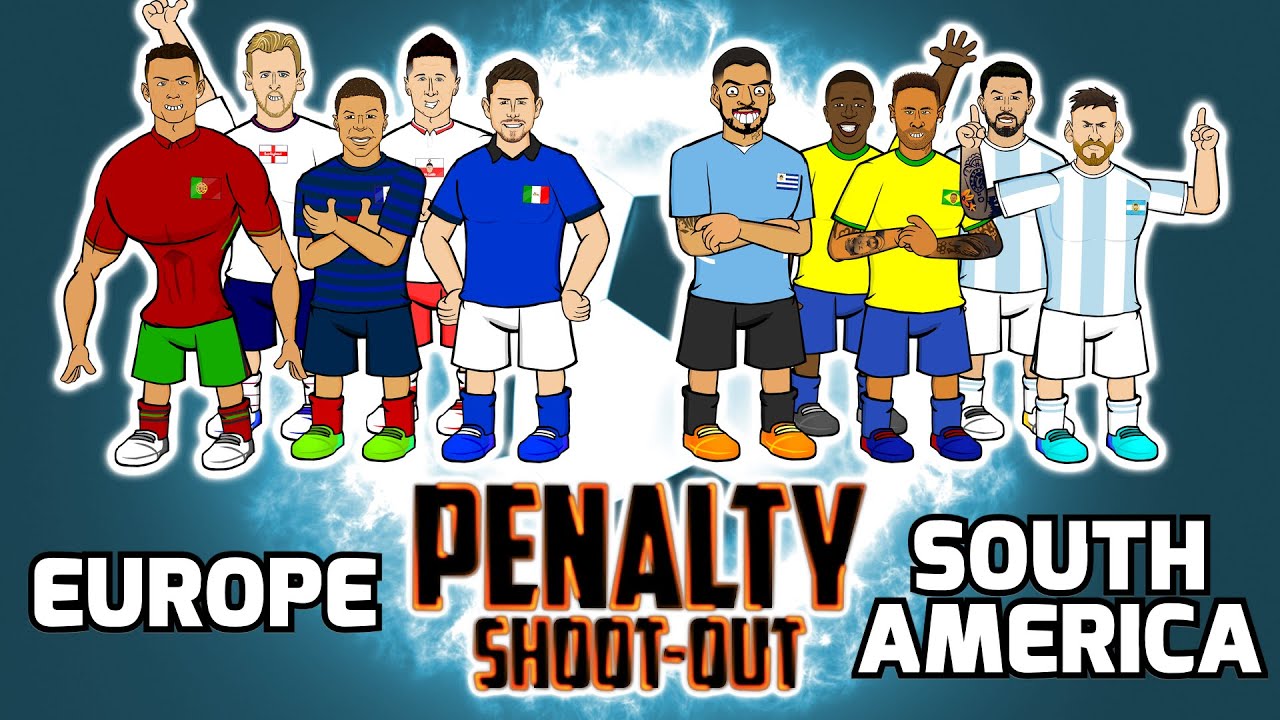 ⚽️Penalty ShootOut Europe vs South America⚽️ (Feat Ronaldo Messi
