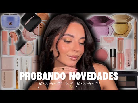 PROBANDO LAS ÚLTIMAS NOVEDADES✨| Huda Beauty, Saigu, Natasha, Gisou, Tatcha, Fenty, Kylie...