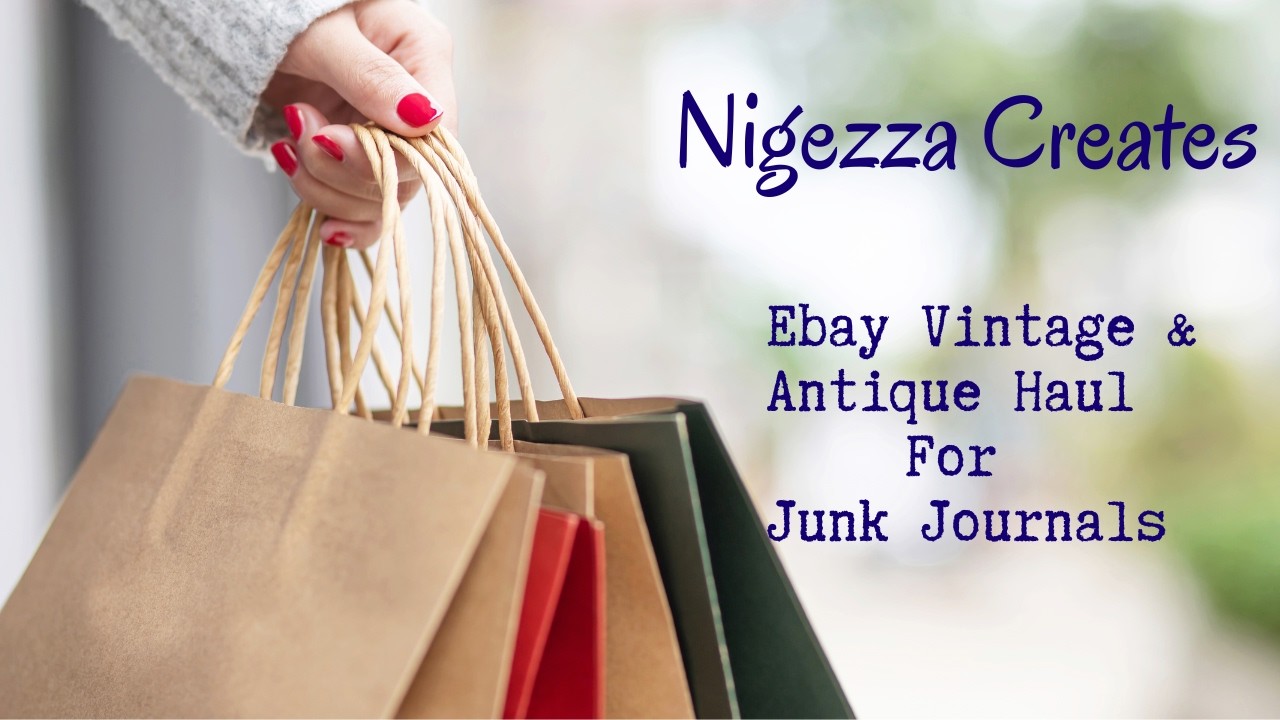 Ebay Vintage & Antique Haul For Junk Journals - YouTube