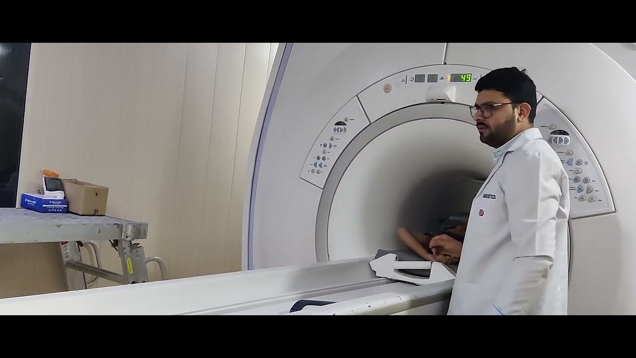 MRI pelvis Positioning live scanning  and history!