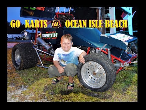 Ocean Isle Beach Super Track , Go Kart Riding !