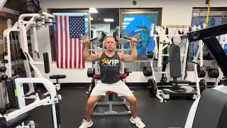 Facing Away Pulldowns on the Hammer Strength Lat Pulldown Machine