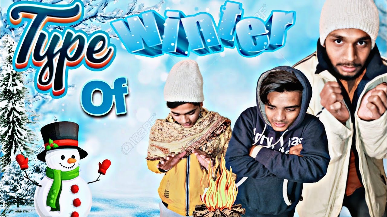 Types Of Winter New comedy Video||RJ TAJ present 2022