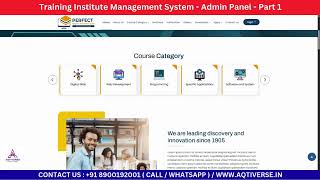 Admin Demo1 - Computer & Training Institute Management System Software | Aqtiverse Technology screenshot 5
