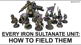 Trench Crusade: Every Iron Sultanate Unit and How to Play Them