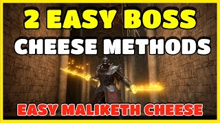 ELDEN RING | 2 EASY BOTH CHEESE METHODS | EASY MALIKETH THE BLACK BLADE CHEESE
