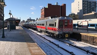 Metro-North Railroad HD 60fps: A Snowy Friday Morning @ Harlem-125th Street (1/5/18)