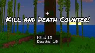 How to Make a Kill and Death Counter! / Minecraft Bedrock Command Block Tutorial