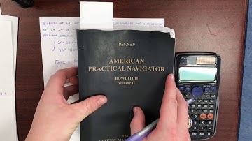 How To Solve A Mercator Sailing Problem | Near Coastal Navigation