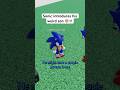 SONIC INTRODUCES his WEIRD SON 😭💀 #roblox #micup #sonic
