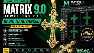 Matrix 9 Jewellery CAD Full Course | Beginner To Advanced |#Matrix9.0 #JewelleryCAD#tutorial class 1