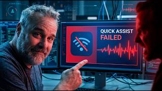 Details Scammer loses it when Quick Assist fails News