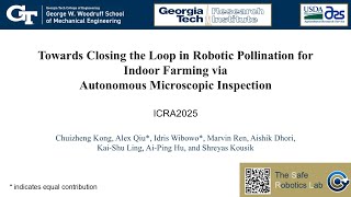 Closing the Loop in Robotic Pollination for Indoor Farming via Autonomous Microscopic Inspection