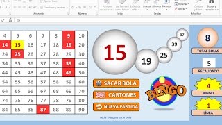 Juego de Bingo gratis en excel - ¡NUEVA VERSIÓN DISPONIBLE EN LA DESCRIPCIÓN! screenshot 2