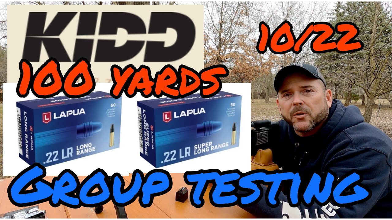 Group Testing Lapua Long Range and Super Long Range at 100 Yards with ...