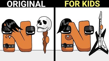 Alphabet Lore Emo N (DRAWING)