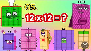 NUMBERBLOCKS MULTIPLICATION | FIND THE PRODUCT OF THE FOLLOWING NUMBERS |LEARN TO COUNT|hello george