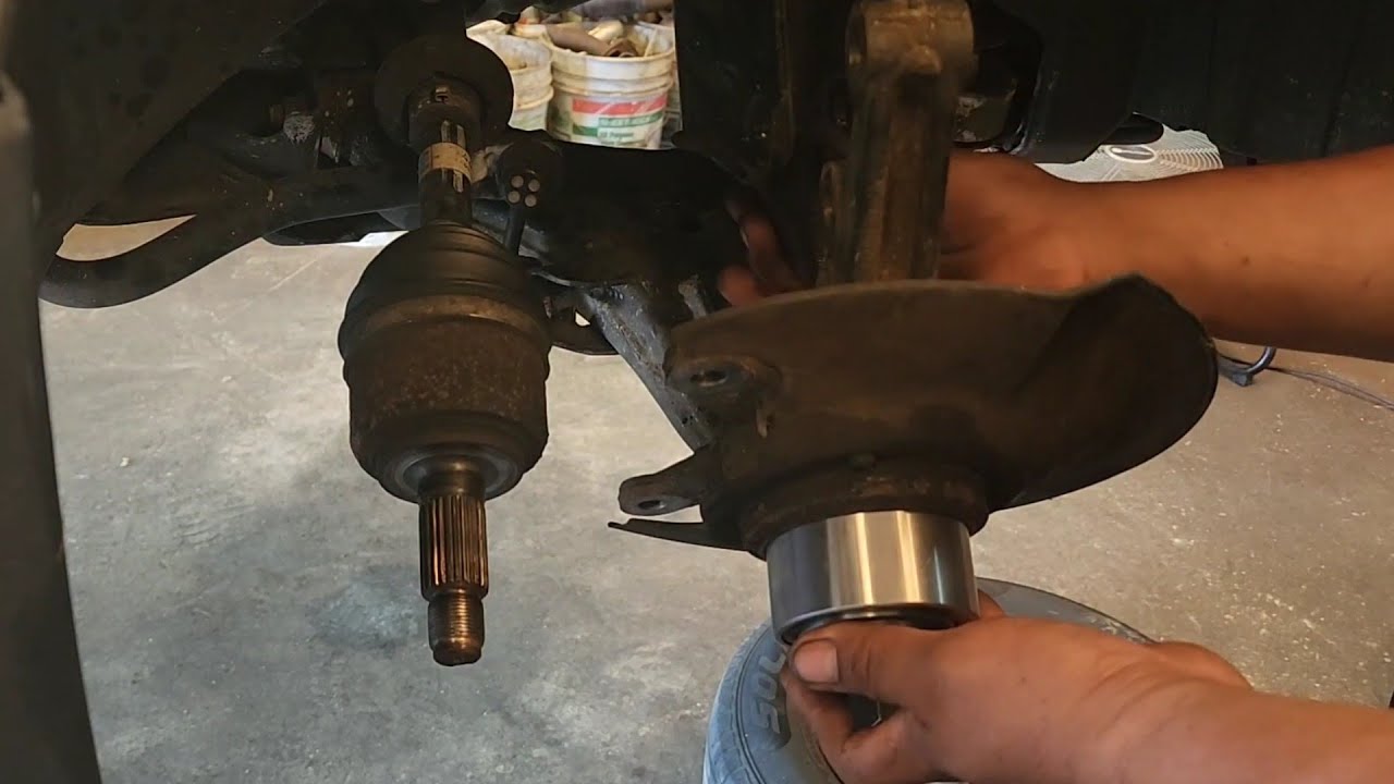 2001 HONDA CIVIC Cómo cambiar un balero  de presión. sin golpear