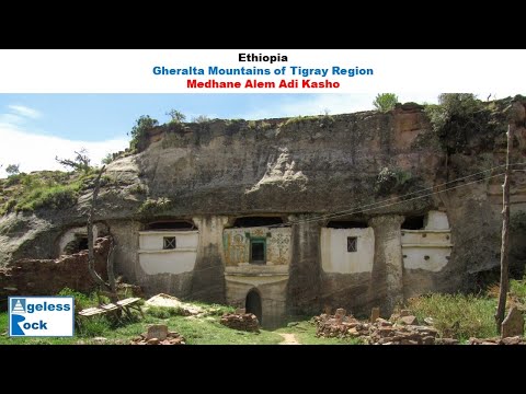 Rock Cave Cut Church of Medhane Alem Adi Kasho