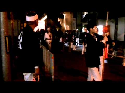 2011年10月貝塚半田町　曳き出し町内夜part8