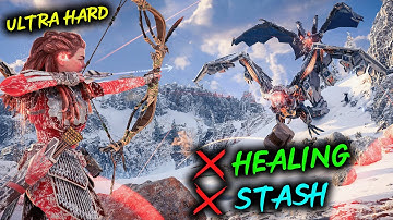 Aloy vs ALL Big Machines - Ultra Hard NO Healing NO Stash Challenge!