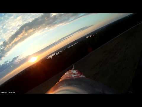 Freewing BAe Hawk 70 mm EDF flying touch-and-gos, on-board video