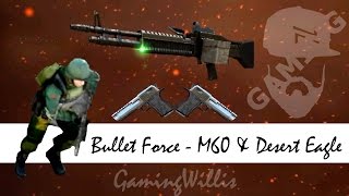 M60 & Desert Eagle - FFA Gameplay Victories! [Bullet Force, Episode 7]