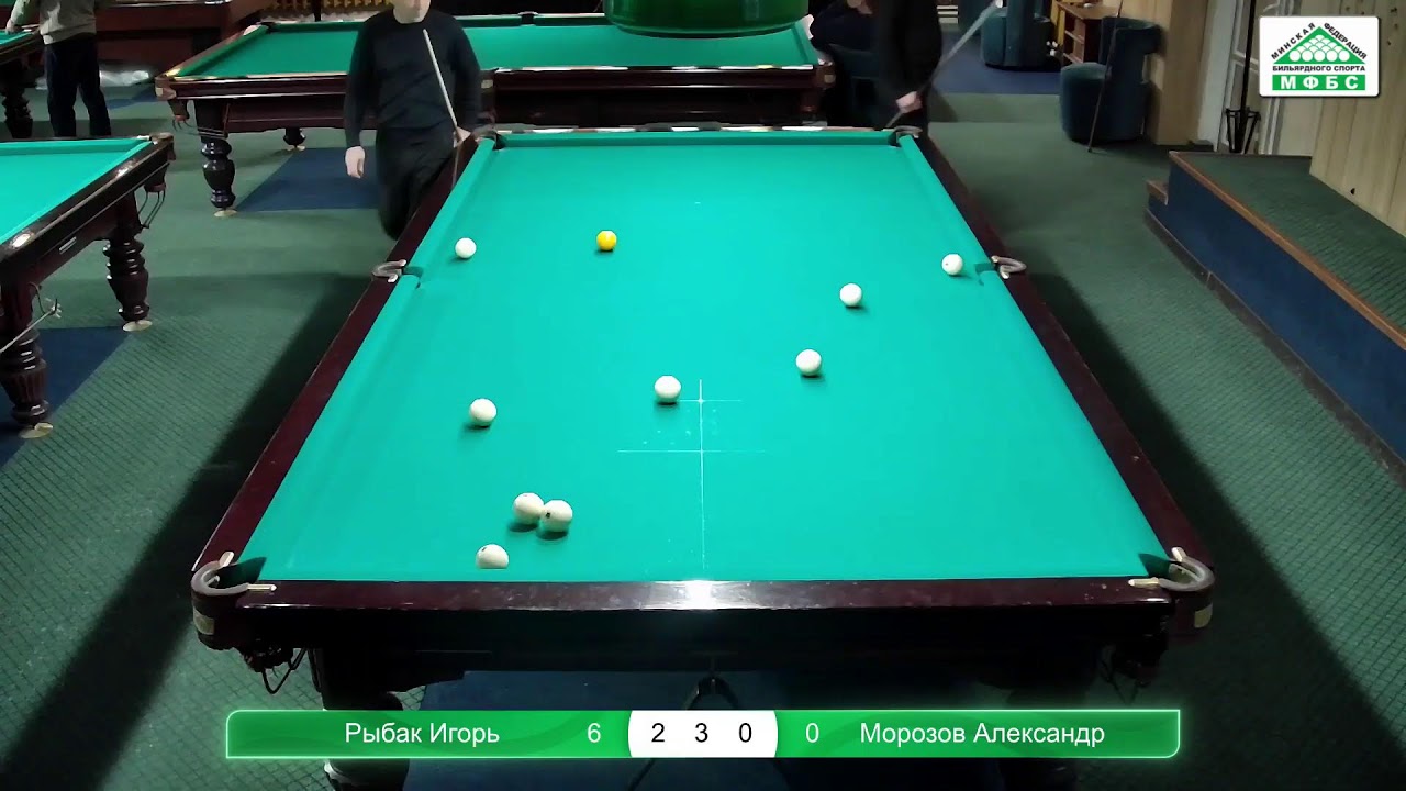 Рыбак И. - Морозов А. «Открытый чемпионат Минска 40 +" по Комбинированной пирамиде. ФИНАЛ.