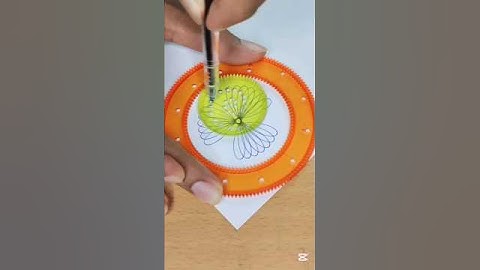 How many rotations did the pen make in total? #shorts #spirograph #satisfying #asmr #relaxing #art