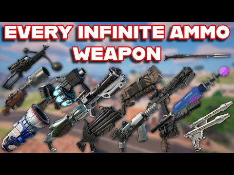 Ranking EVERY INFINITE AMMO WEAPON In FORTNITE HISTORY From WORST To BEST