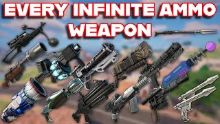 Ranking Every Infinite Ammo Weapon In Fortnite History From Worst To Best