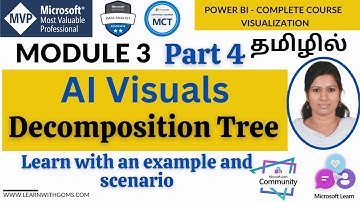 decomposition tree power bi example | power bi in tamil | power bi tamil tutorial | gomstechtalks