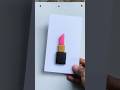lipstick💄 clay easy art #diy #facts #art #storytelling #trending #lipstick #shorts #viral #ytshorts