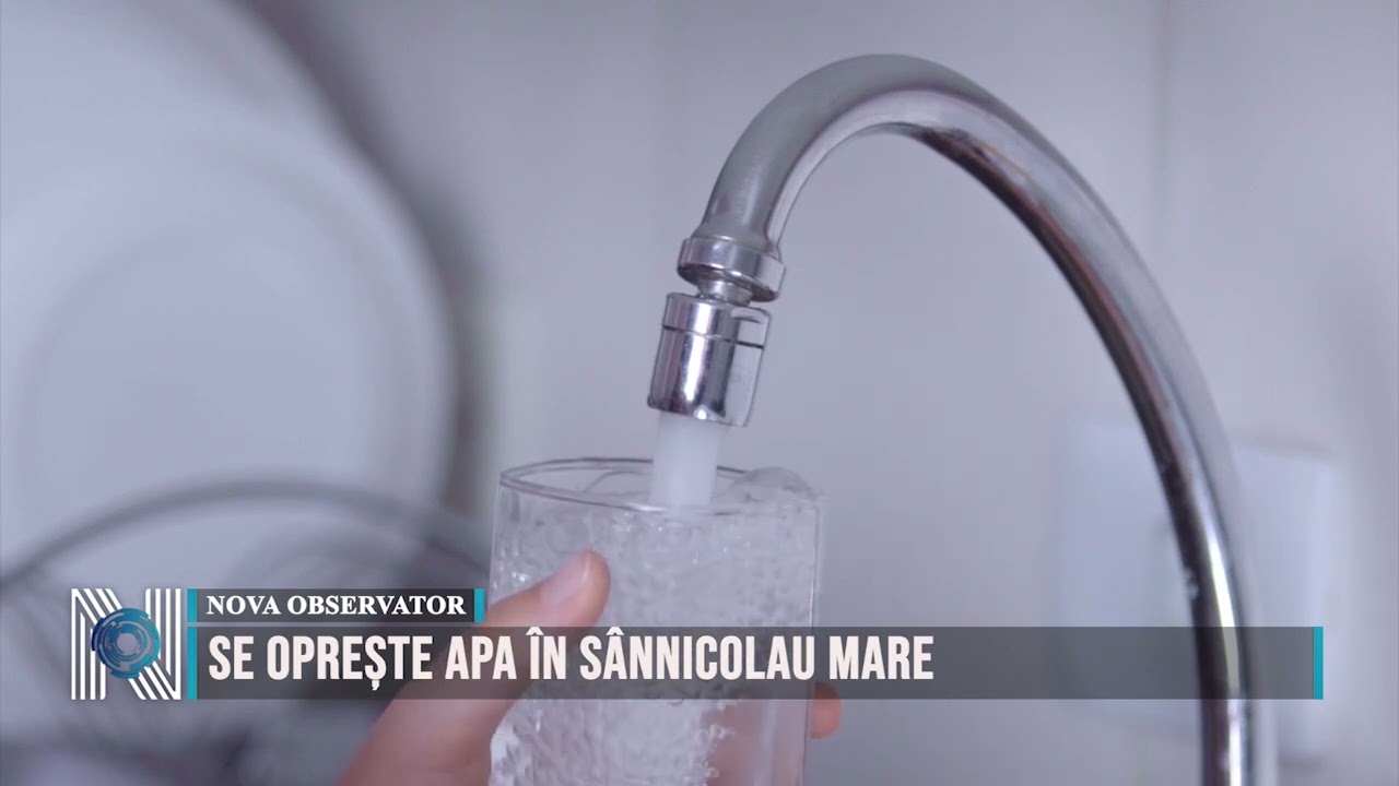 SE OPREȘTE APA ÎN SÂNNICOLAU MARE