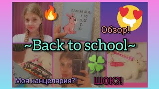 😱back tо school!/Канцелярия в школу!🥴/Обзор на вещи в школу!🔥