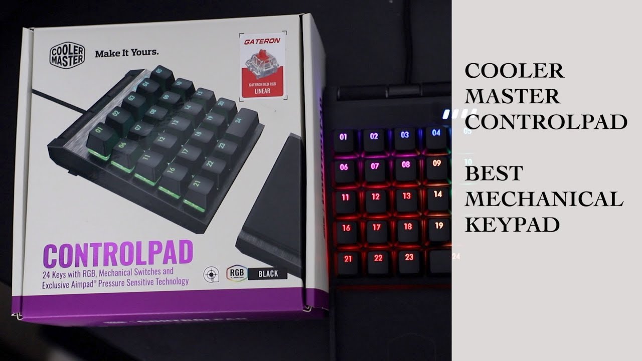 Controlpad By Cooler Master The Best Keypad For Gaming And Editing Youtube