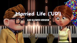 Married Life ('Up') Sad Slowed Version Piano Cover   Sheets