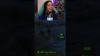 First time meeting dogmeat in #fallout4 #fallout