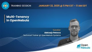 Training: Multi-Tenancy in OpenNebula Update