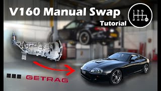 Mk4 Supra  Manual Conversion v160 Swap  Auto To 6 Speed How To