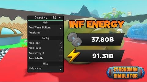 [OP] Strongman Simulator Script Hack - Inf Energy - Fast Auto Farm 2024 [Pastebin]