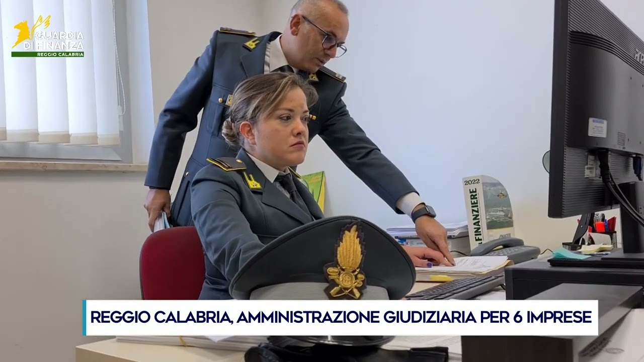 REGGIO CALABRIA, AMMINISTRAZIONE GIUDIZIARIA PER 6 IMPRESE