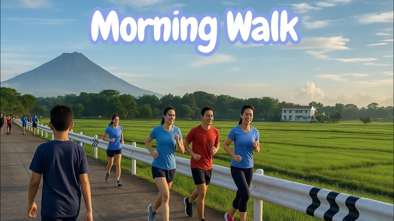 MORNING WALK / JOGGERS IN ONE PLACE 🌤️ | Peaceful Stroll & Jog Routine ...