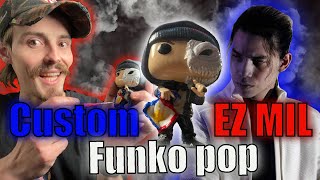 I MADE A CUSTOM EZ MIL (SLASHY) FUNKO POP (8MILE B RABBIT 1052) #ezmil #eminem #funkopop