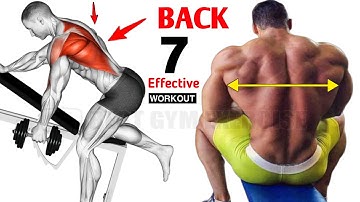 7 Exercises Build Your Back Fast | Effective Back Workout At Gym