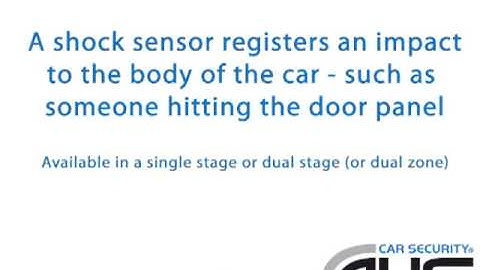 How the AVS shock sensor works